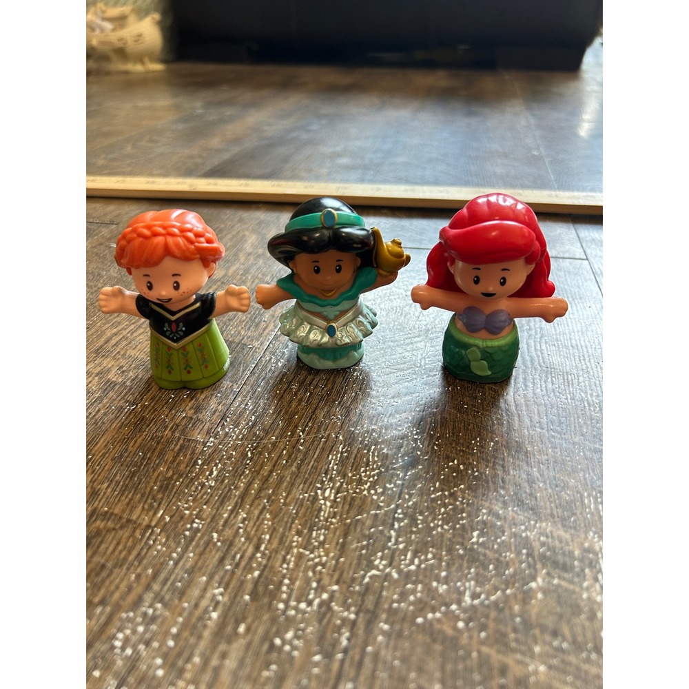 Fisher-Priceโ Little People Disney Princess Lot Ariel Jasmine Anna Figures